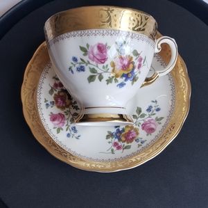 Rare Tuscan Teacup & Saucer #10